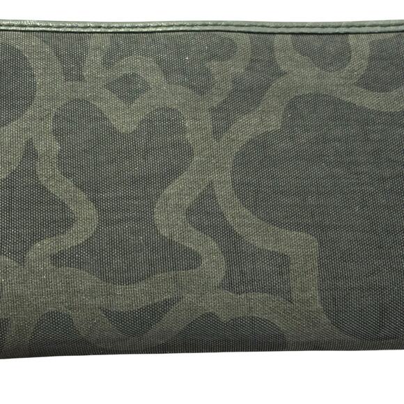 Tous Women's‎ Long Nylon Black Credit Card Cash Bifold Zip Wallet - Picture 3 of 16